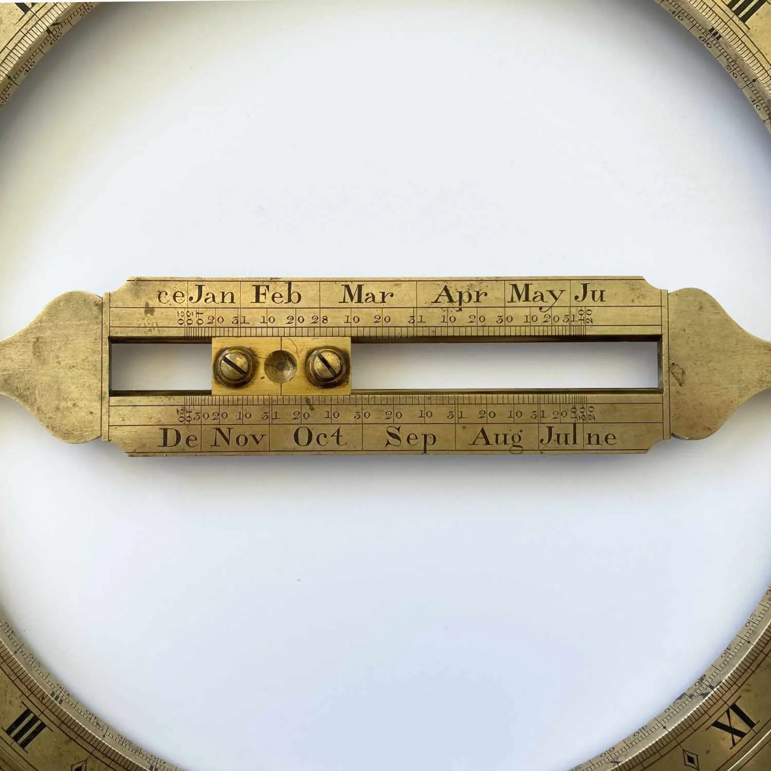 Large Eighteenth Century Universal Equinoctial Ring Dial by Dollond London