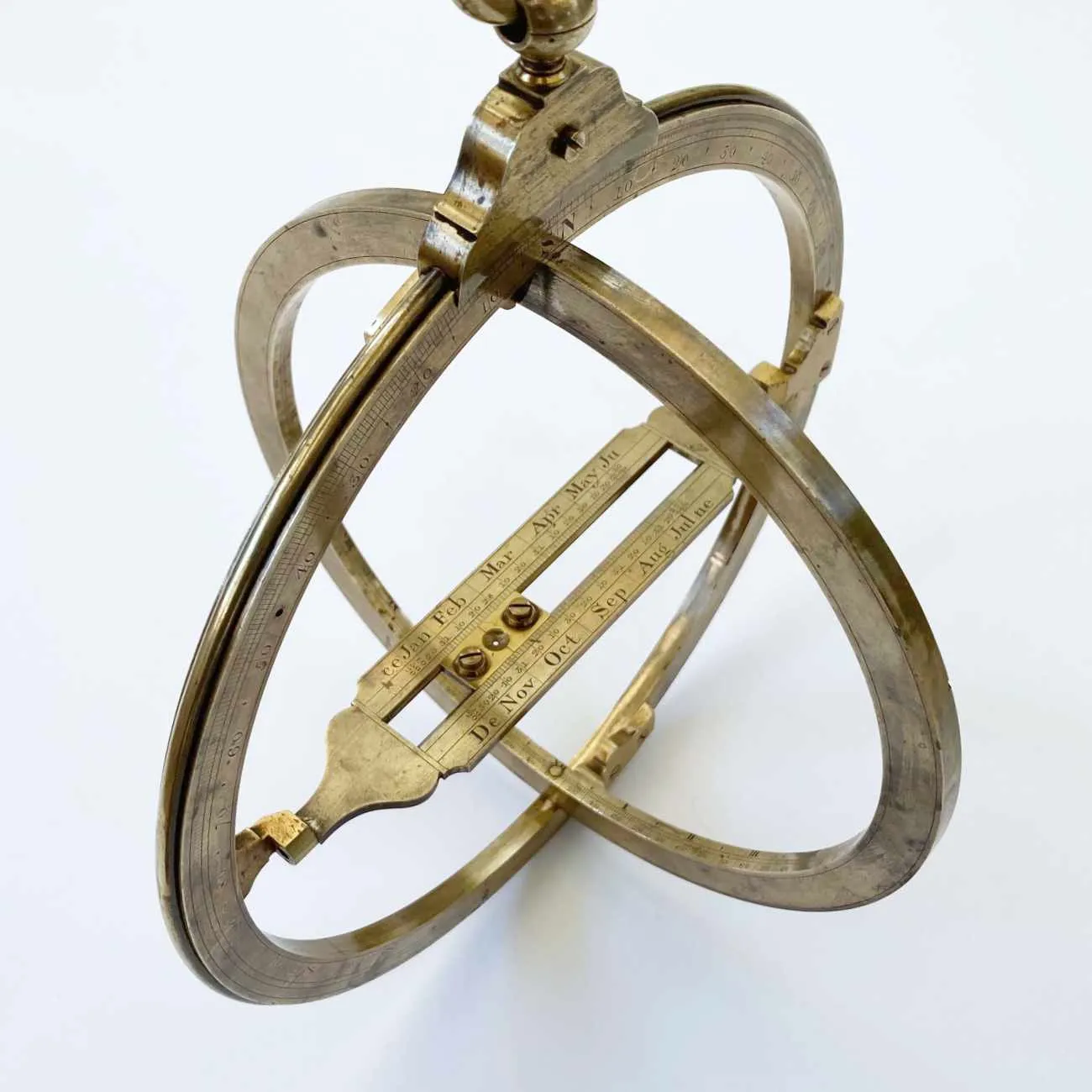 Large Eighteenth Century Universal Equinoctial Ring Dial by Dollond London