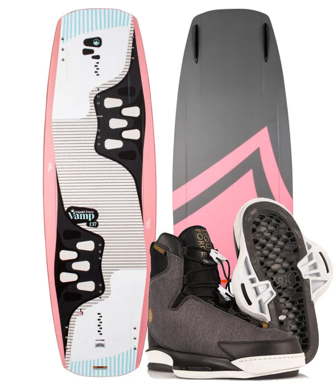 Liquid Force Vamp Wakeboard Package with Vida Boots (2022)