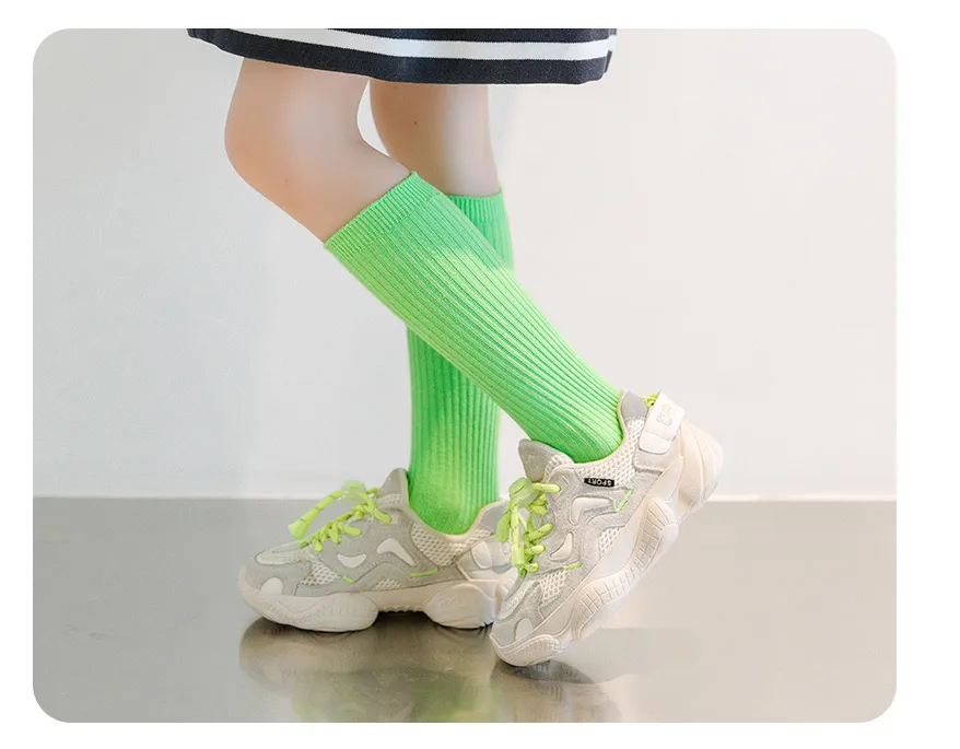 Little Kids Girls Boys Slouch Crew Socks