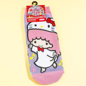 Little Twin Stars x Hello Kitty 50th Anniversary Socks