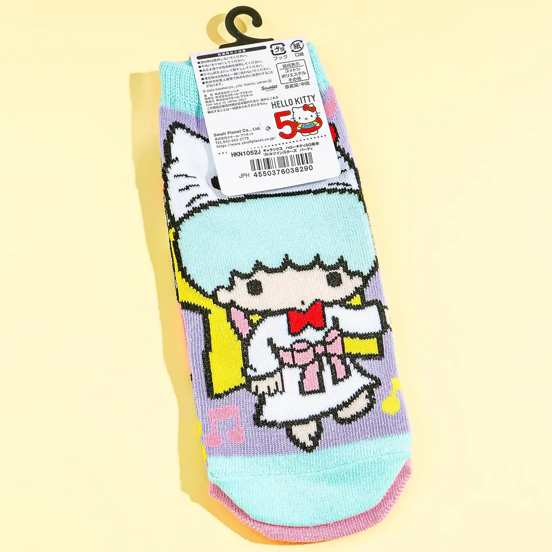 Little Twin Stars x Hello Kitty 50th Anniversary Socks