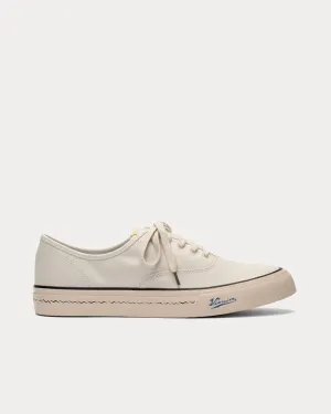 Logan Deck Lo Sipe White Low Top Sneakers