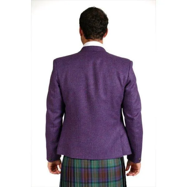 Luxury 3 Button Tweed Day Jacket Outfit with 8 yd Heavyweight Kilt - Made to Order