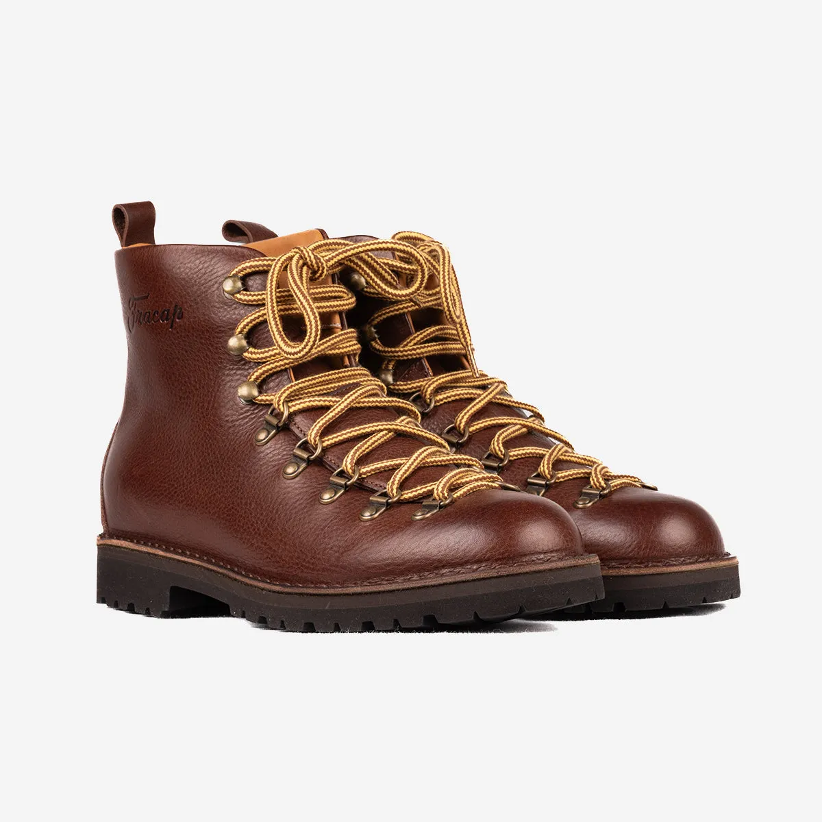 M120 Alto Magnifico Leather Boots - Bark (Corteccia)