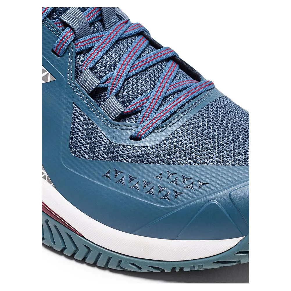Men's Blushield Torneo 2 AG Tennis Shoes Oceanview and White