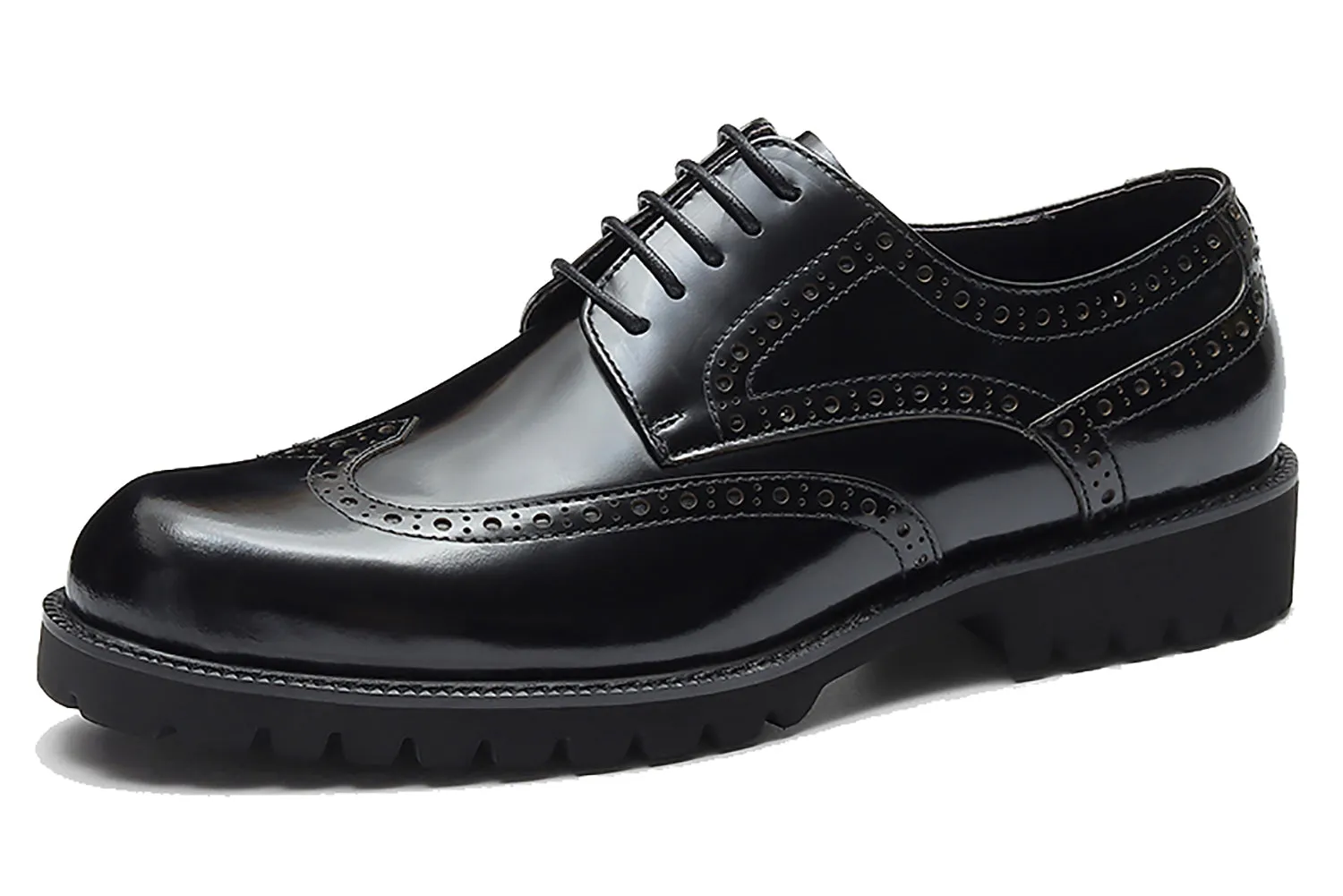 Men's Thick Sole Brogues Formal Derby