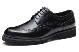 Men's Thick Sole Brogues Formal Derby