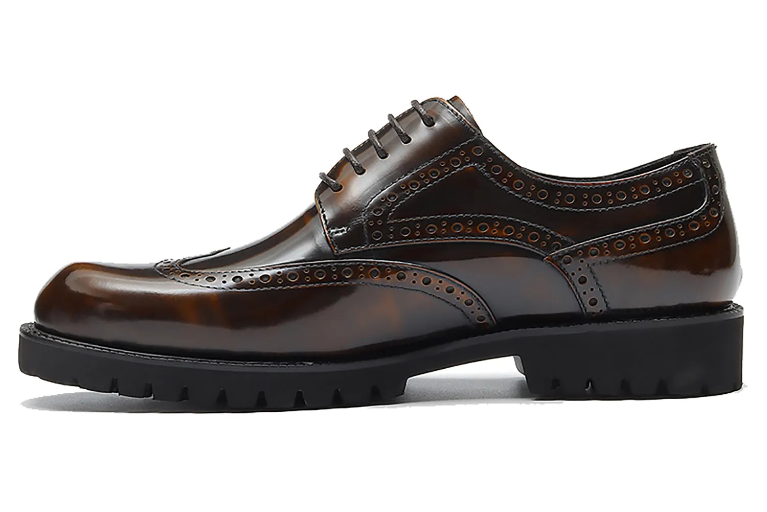 Men's Thick Sole Brogues Formal Derby