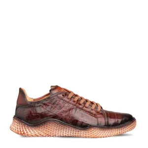 Mezlan AX4936-F Men's Shoes Designer Sport Exotic Crocodile Super Sneakers (MZ3594)