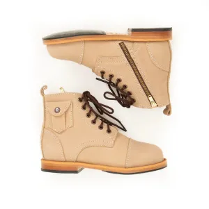 MK221316 - Heirloom Luxe Boots Sand [Children Leather Boots]