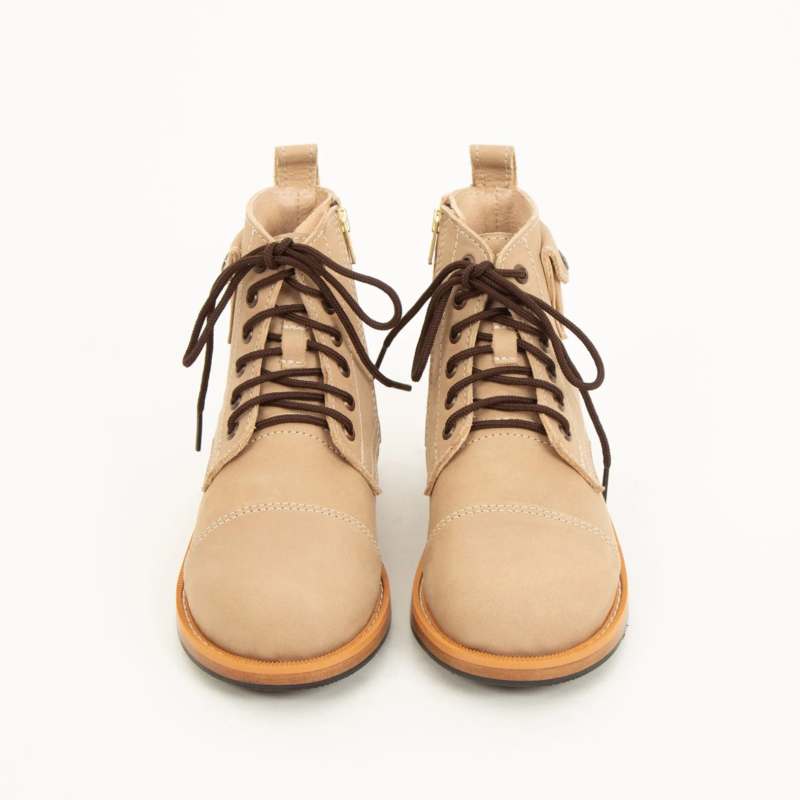 MK221316 - Heirloom Luxe Boots Sand [Children Leather Boots]
