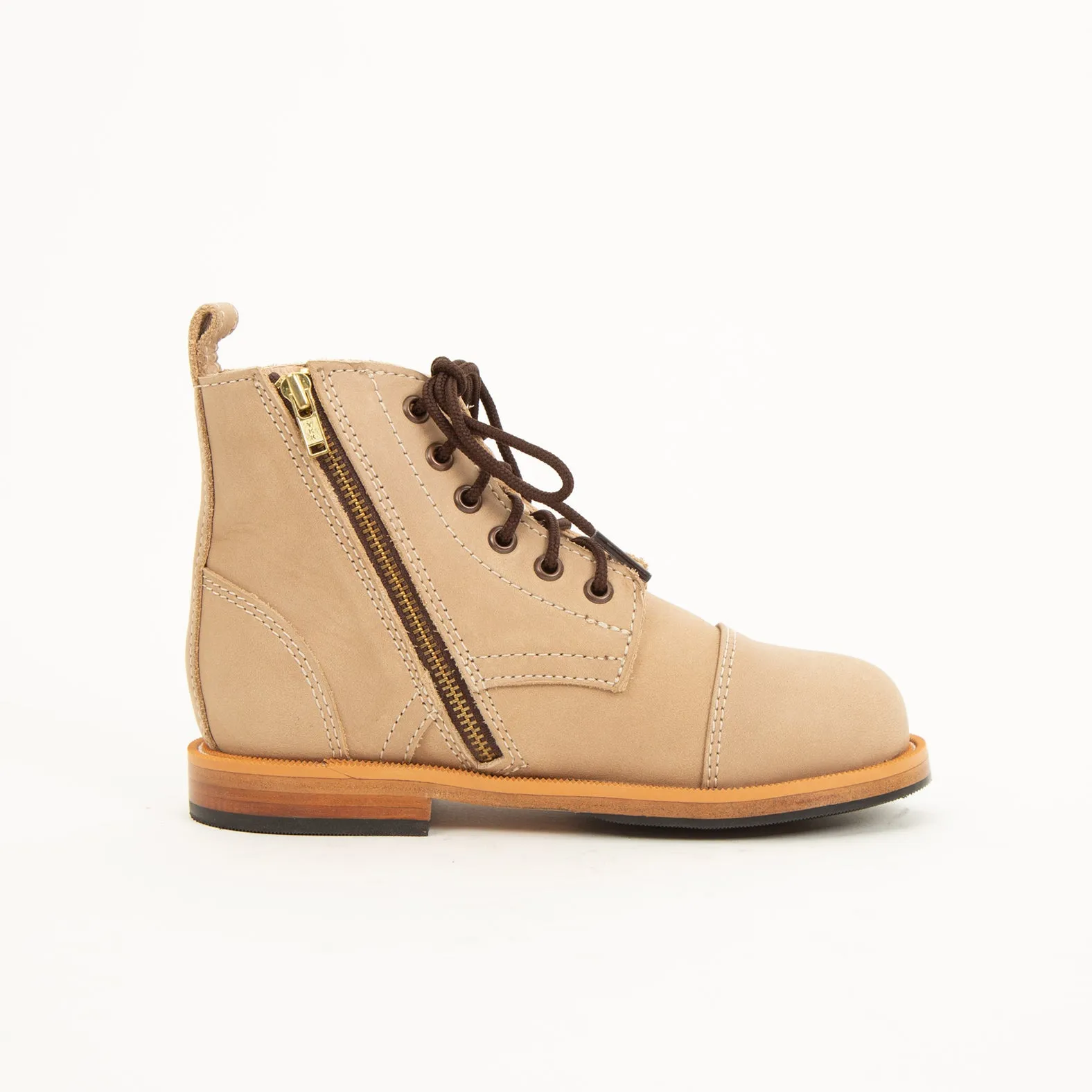 MK221316 - Heirloom Luxe Boots Sand [Children Leather Boots]