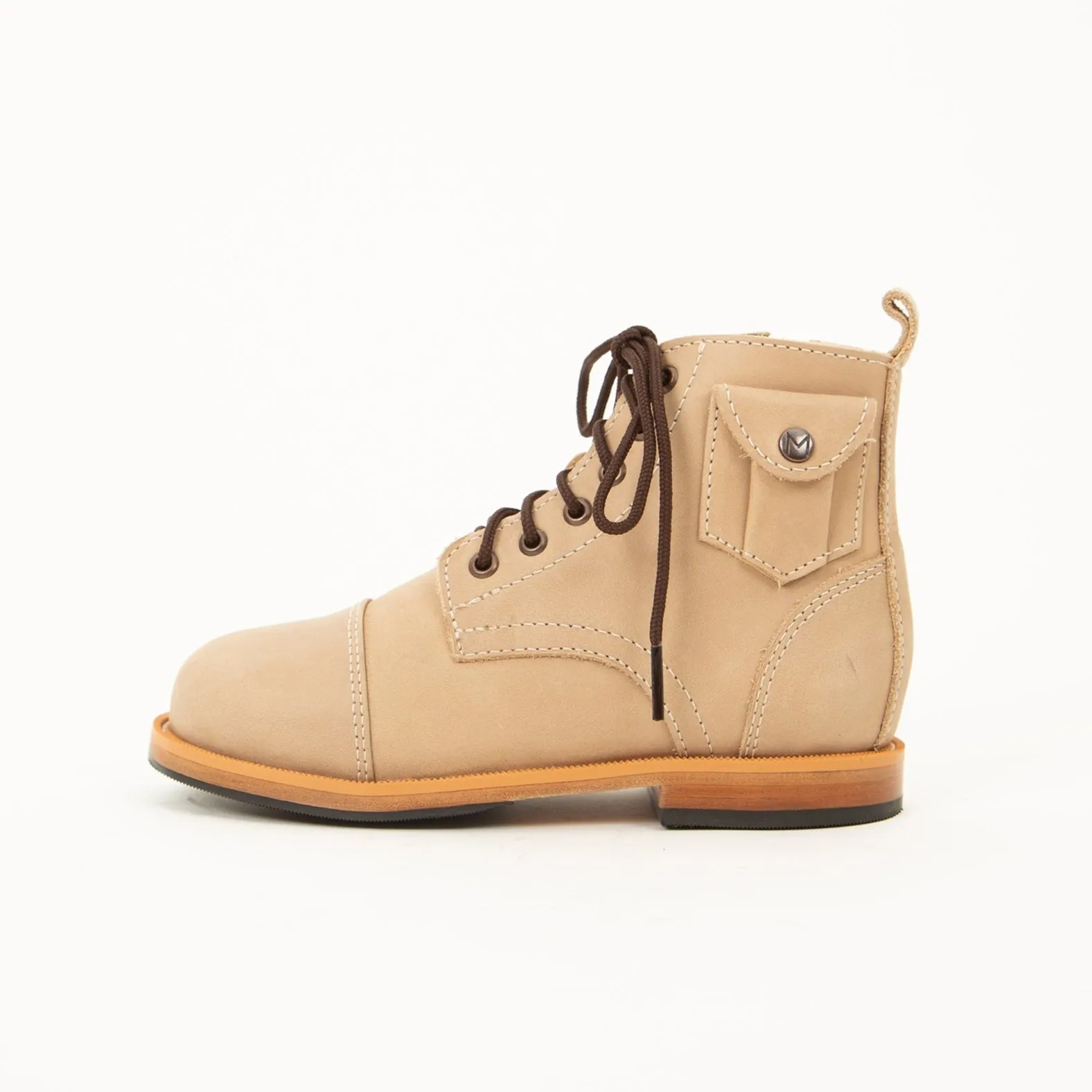 MK221316 - Heirloom Luxe Boots Sand [Children Leather Boots]