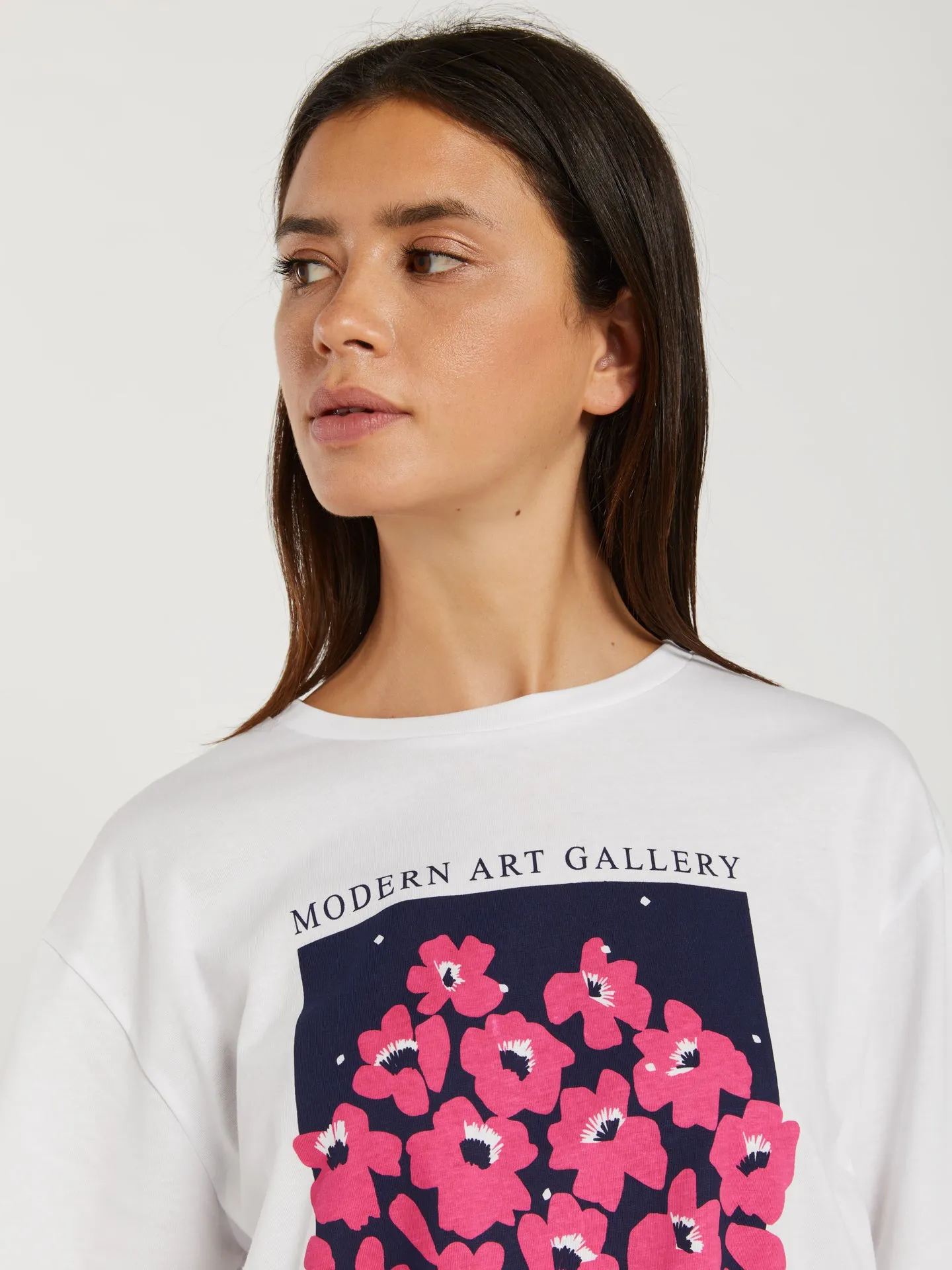 Modern art print t-shirt