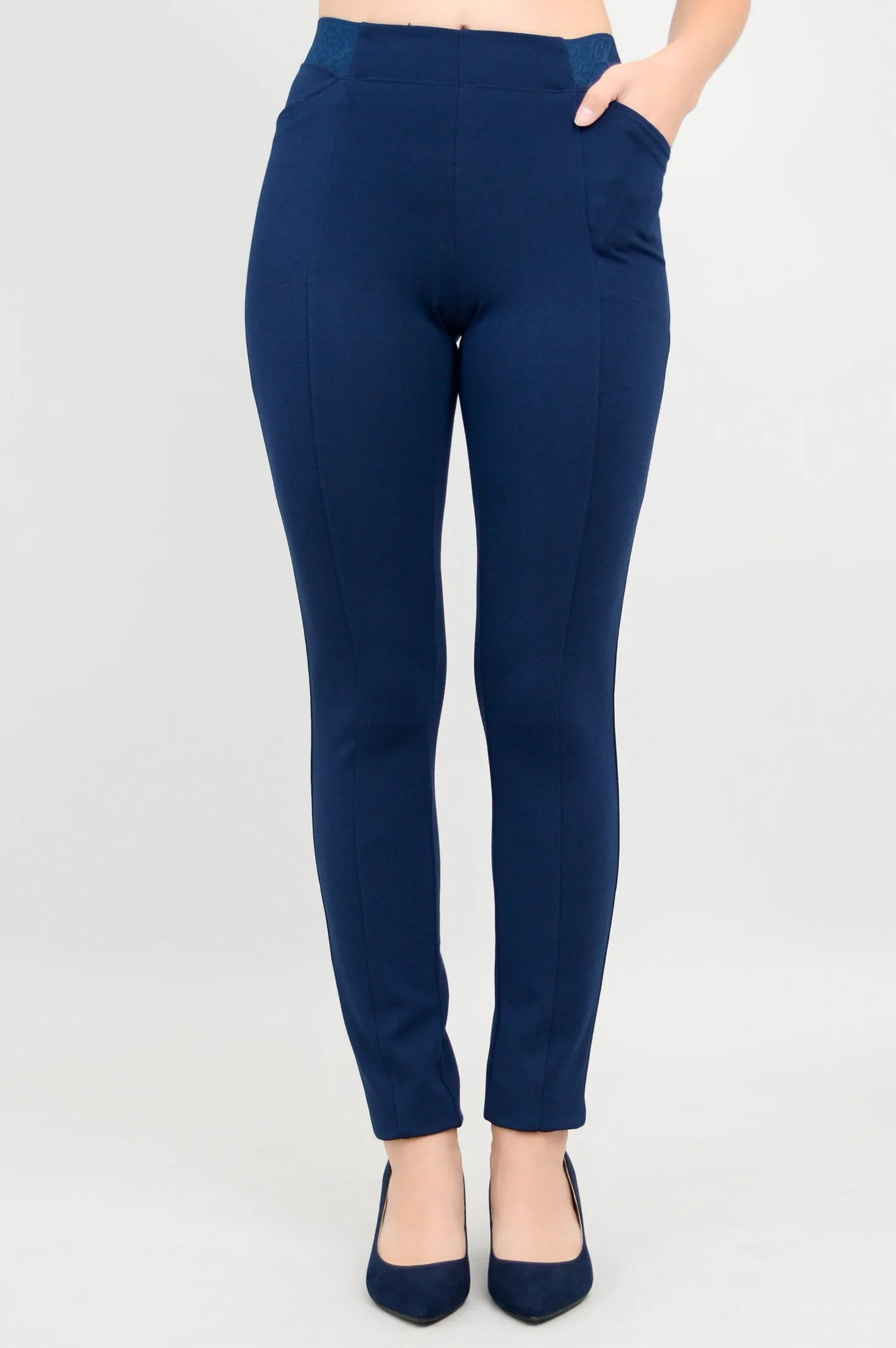 Nadia Petite Pant, Indigo, Modal