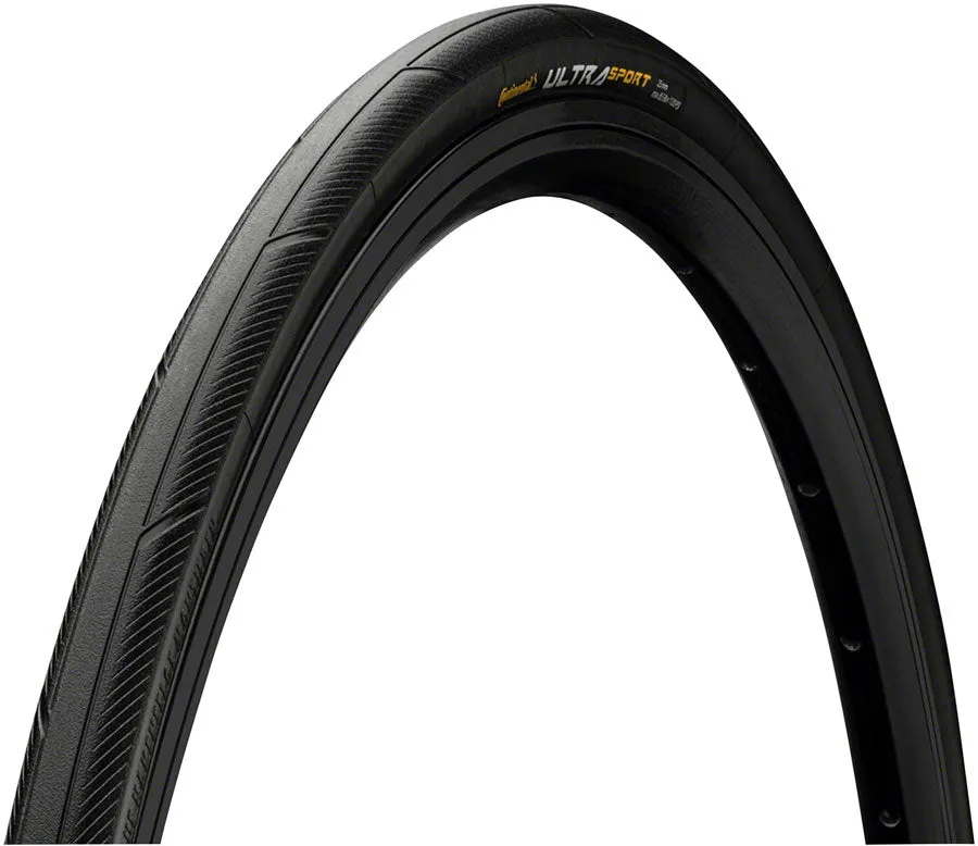 NEW Continental Ultra Sport III Tire - 700 x 23, Clincher, Wire, Black, PureGrip, Performance, E25