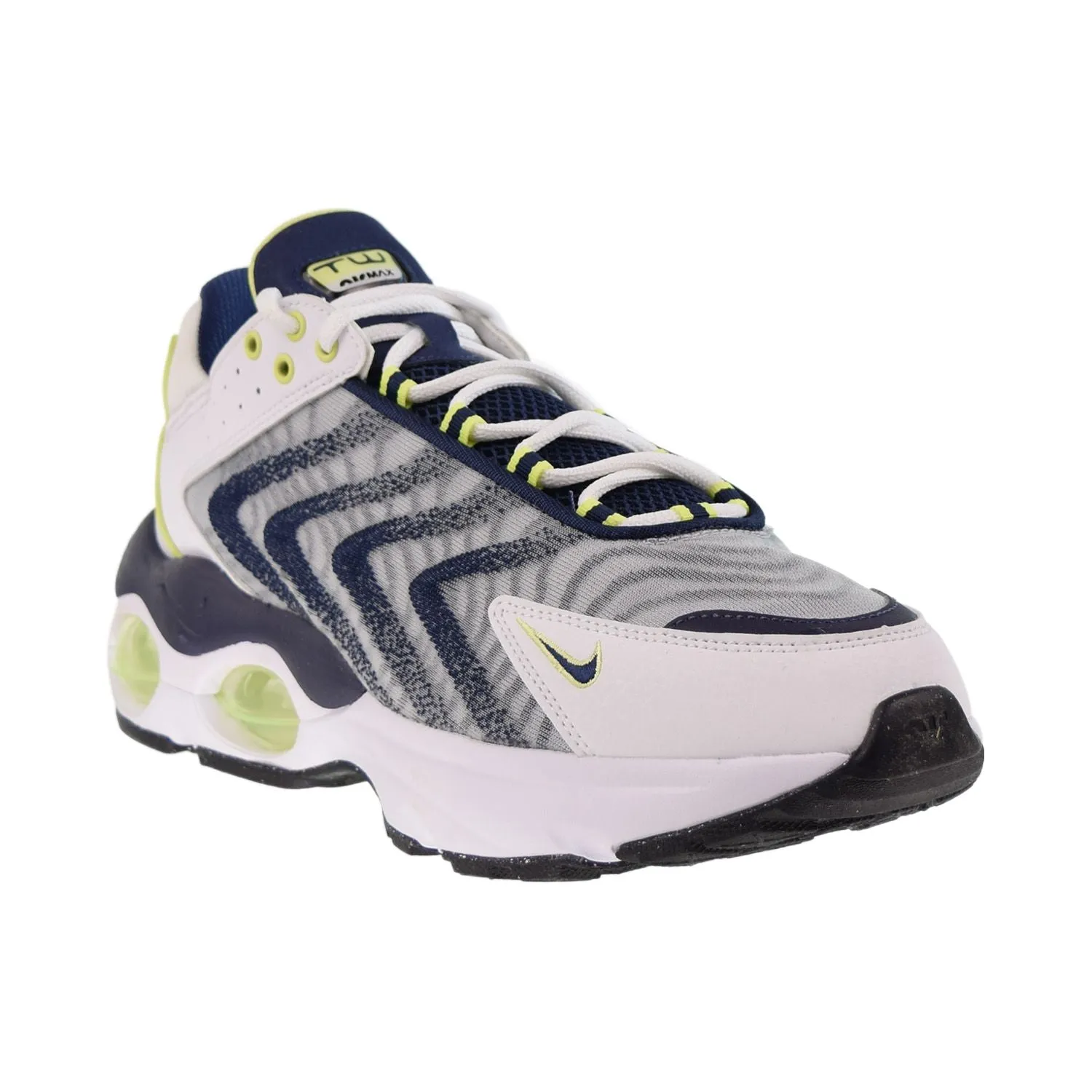 Nike Air Max TW Men's Shoes White-Midnight Navy-Light Lemon Twist
