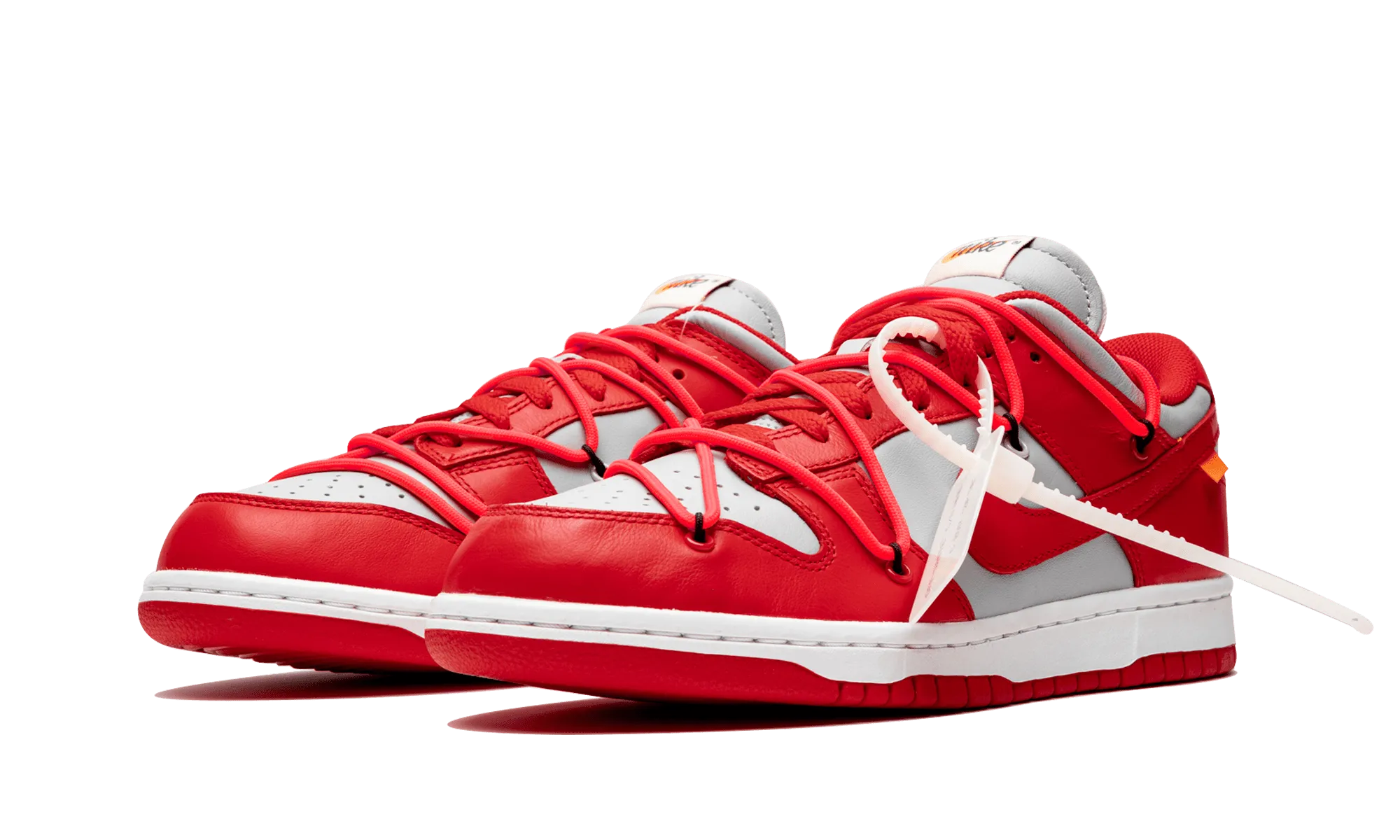 NIKE X OFF WHITE DUNK LOW UNIVERSITY RED
