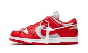 NIKE X OFF WHITE DUNK LOW UNIVERSITY RED