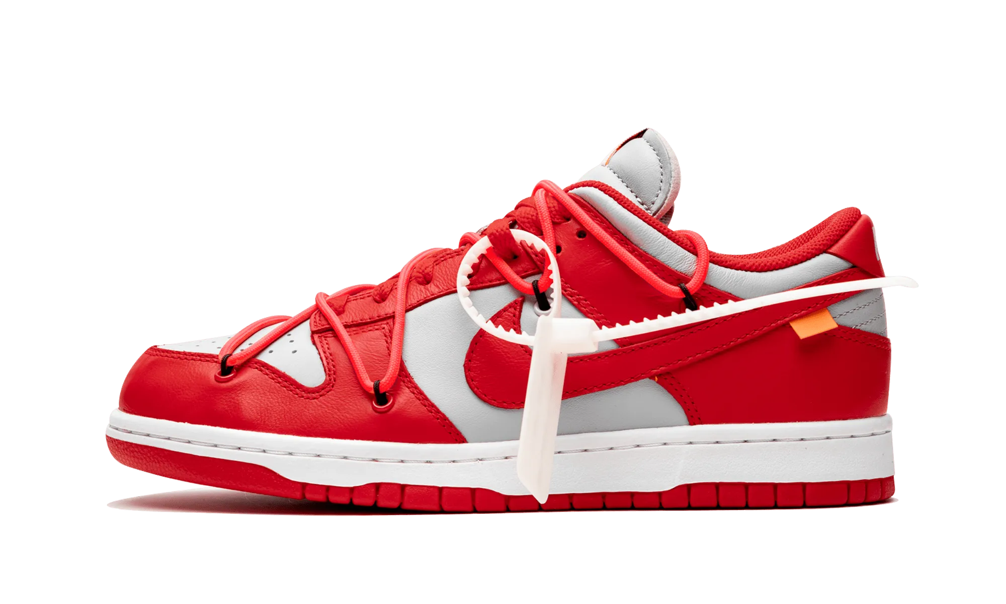 NIKE X OFF WHITE DUNK LOW UNIVERSITY RED