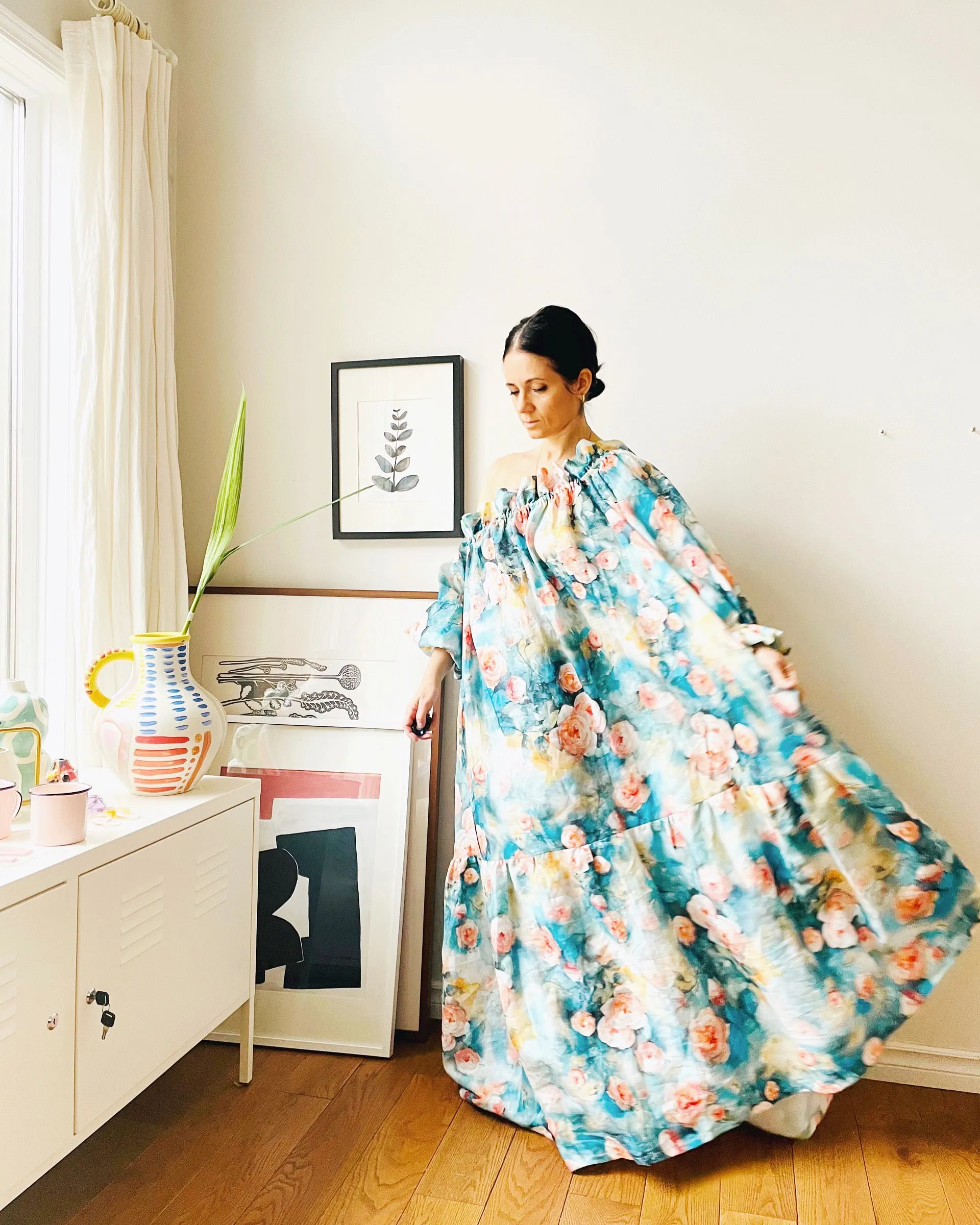 Nikita Day Gown in Rosedal - MAXI version