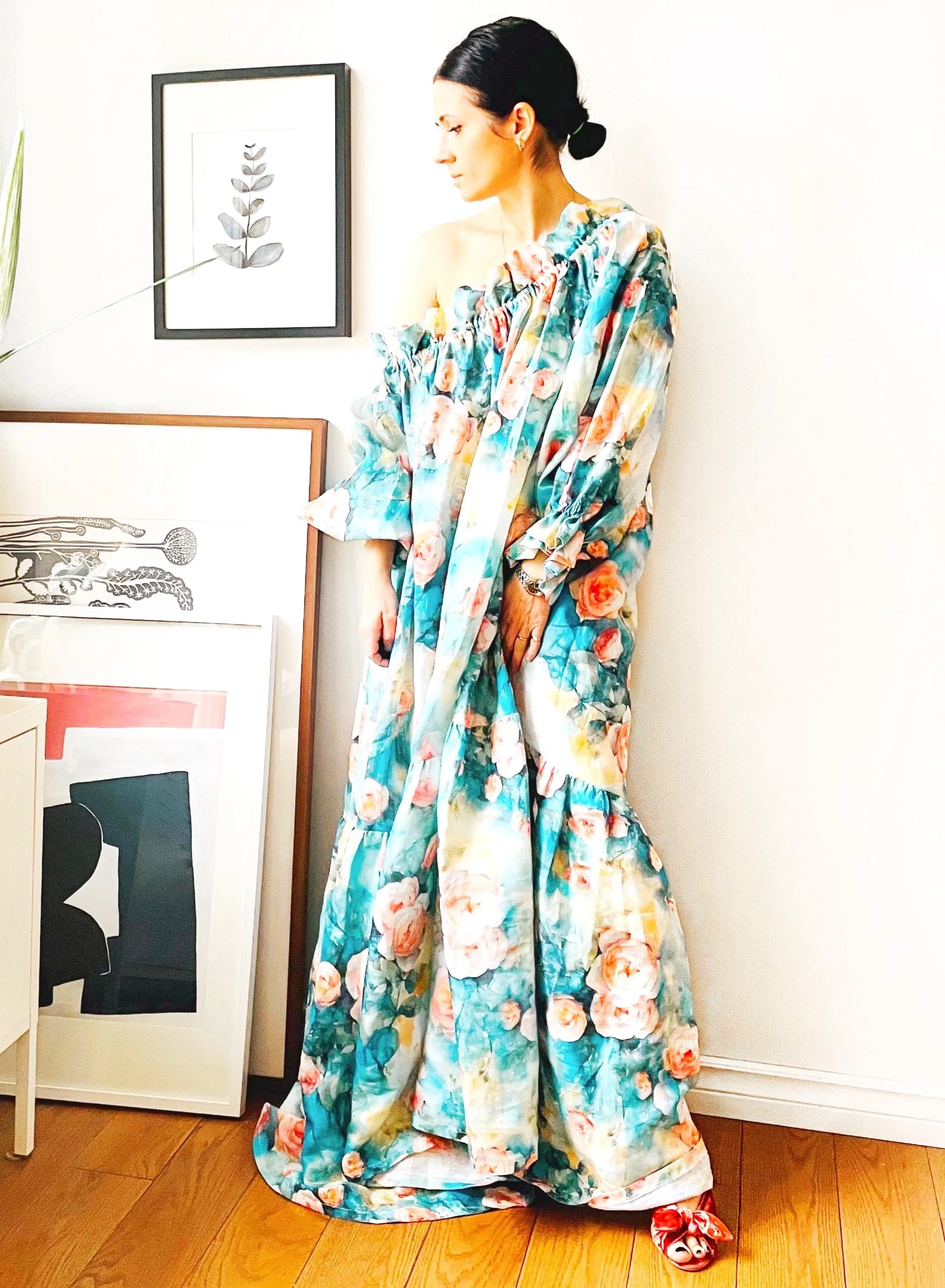 Nikita Day Gown in Rosedal - MAXI version