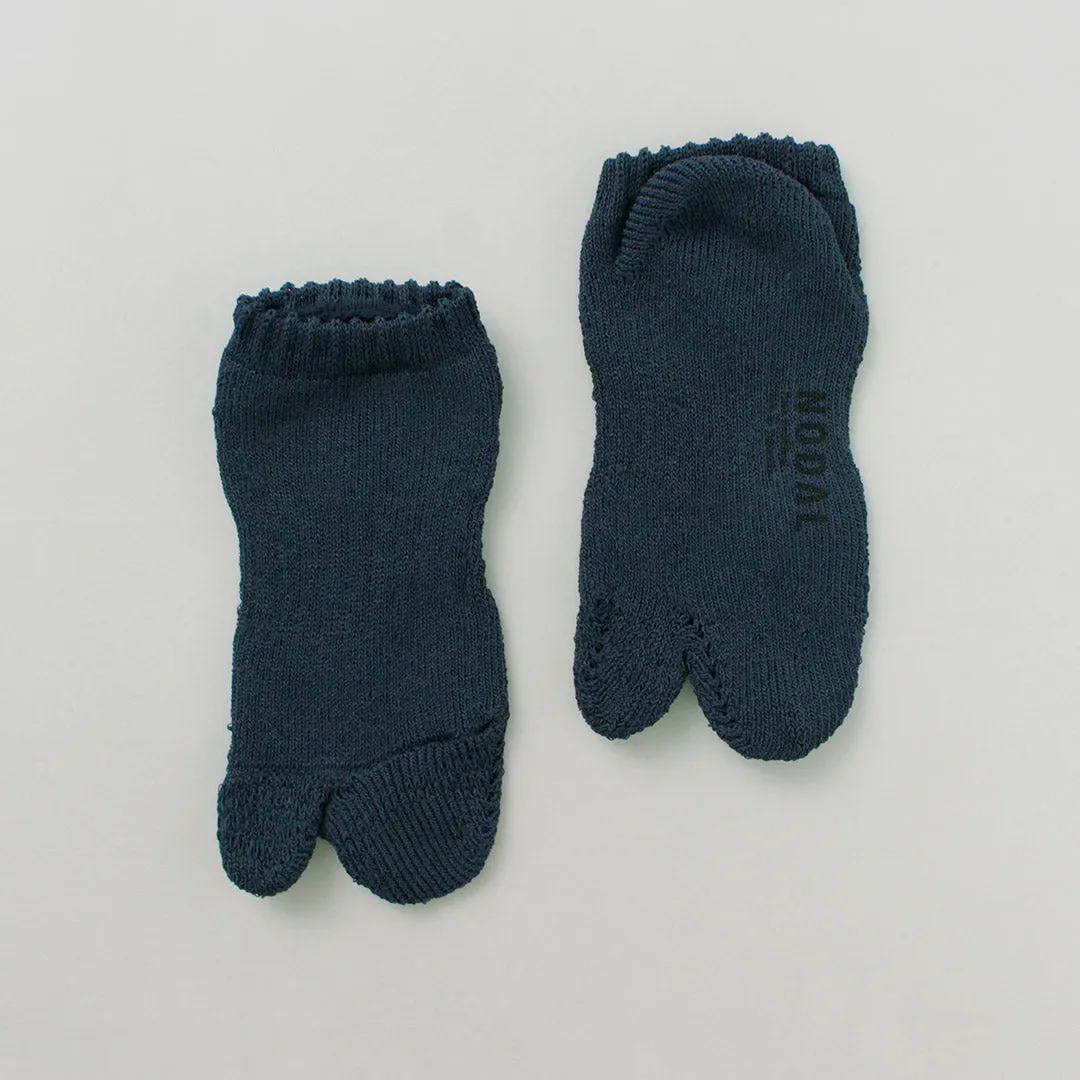 NODAL / Paper Yarn Ankle Pile Socks
