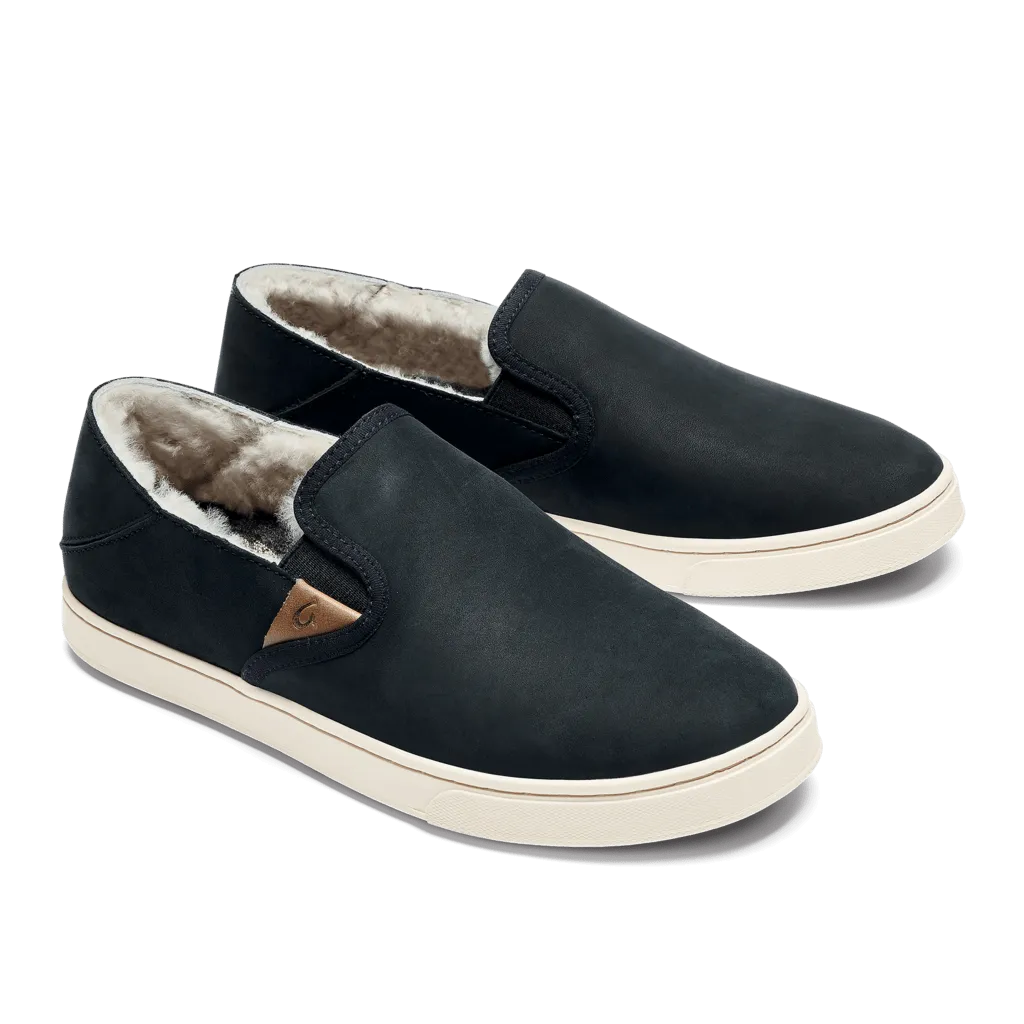 OluKai Women's Pehuea Heu Outdoor Slippers- Lava Rock