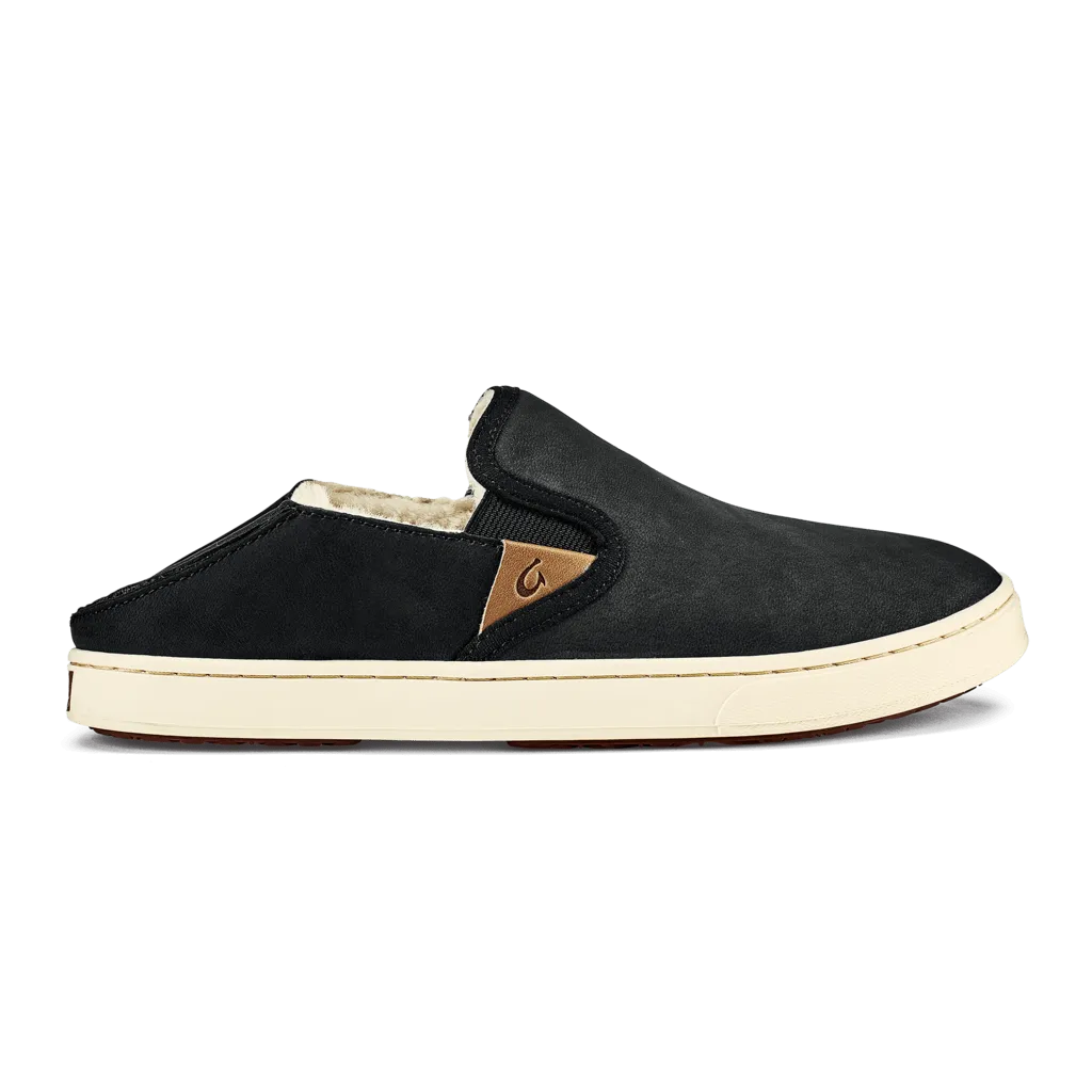 OluKai Women's Pehuea Heu Outdoor Slippers- Lava Rock