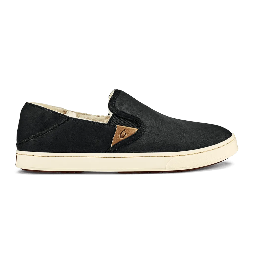 OluKai Women's Pehuea Heu Outdoor Slippers- Lava Rock