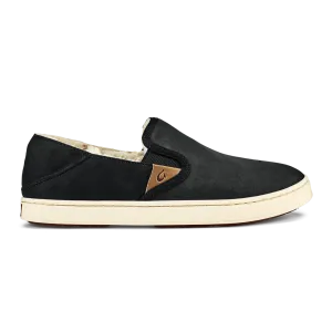 OluKai Women's Pehuea Heu Outdoor Slippers- Lava Rock