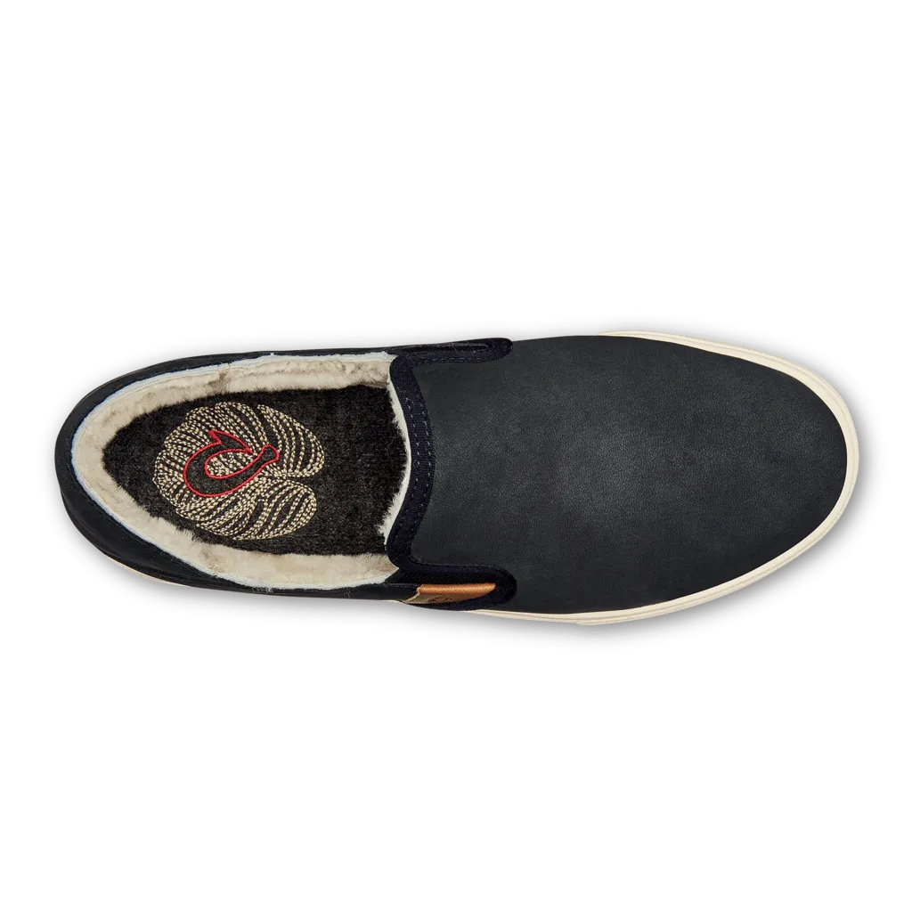 OluKai Women's Pehuea Heu Outdoor Slippers- Lava Rock