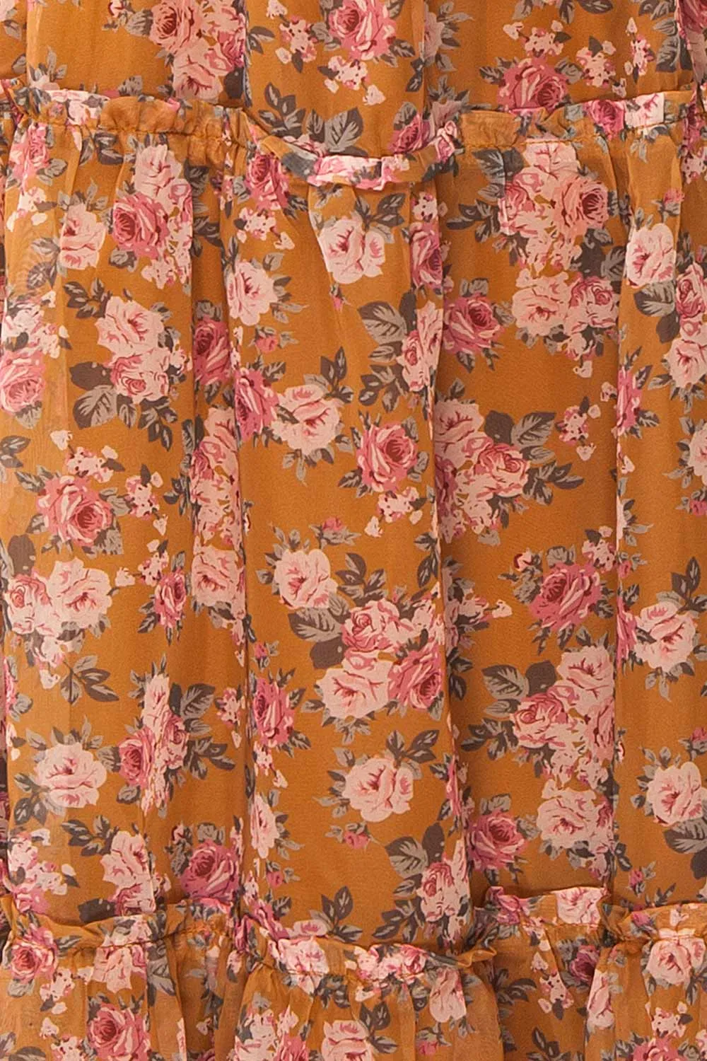 Orilee | Floral A-Line Midi Dress