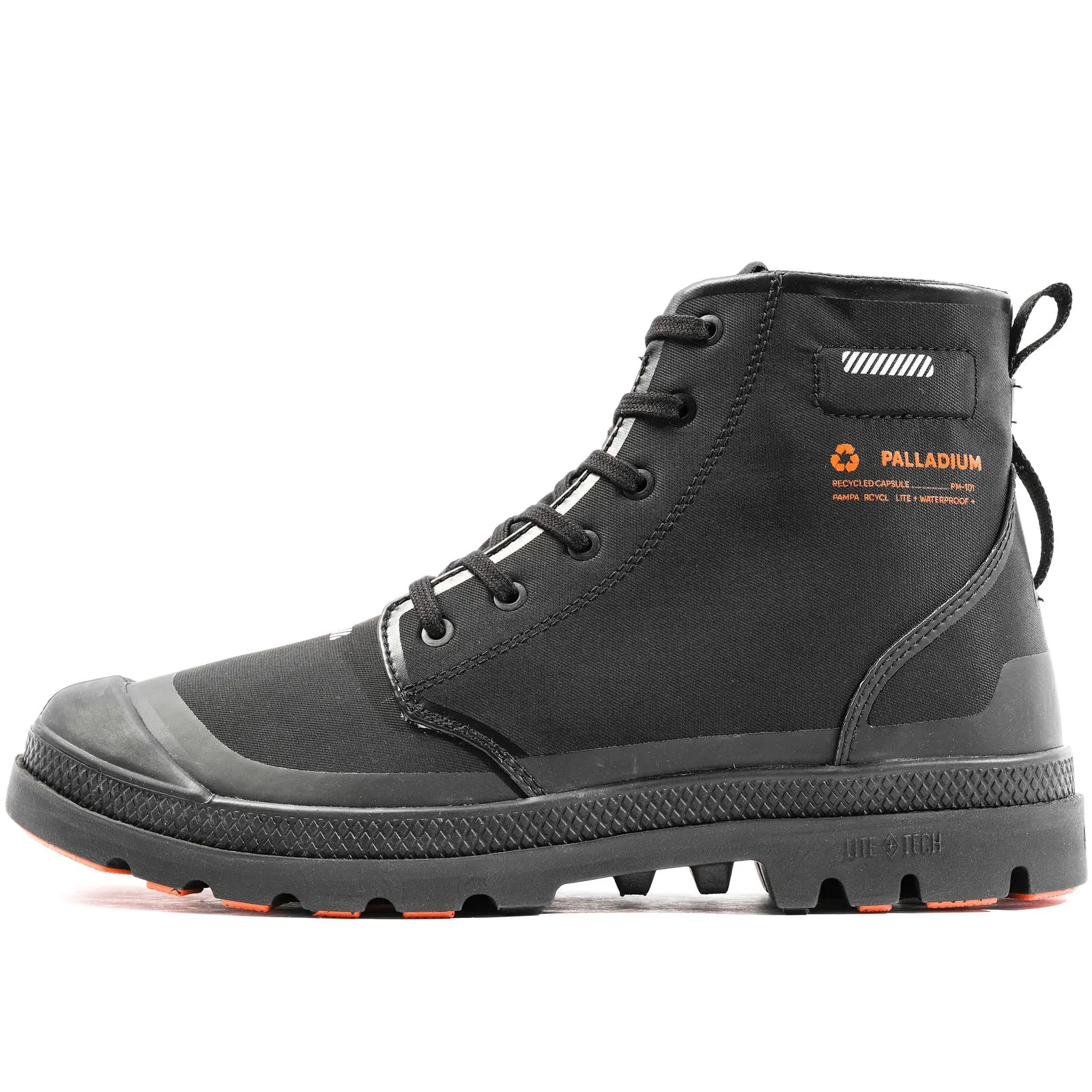 Palladium Adults Pampa Lite  Recycle Waterproof  Hi Top Boots - Black