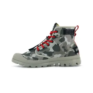 Palladium Pampa Lite Overlab Camo Unisex Lifestyle Boots Dusky Green Camo