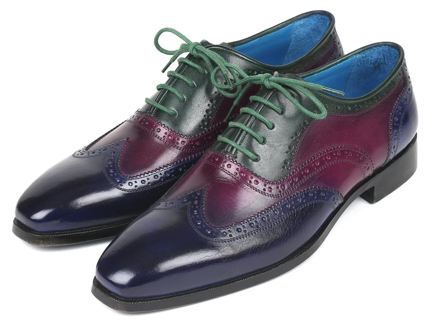 Paul Parkman Men's Multi Color Wingtip Oxfords (ID#PP2284)