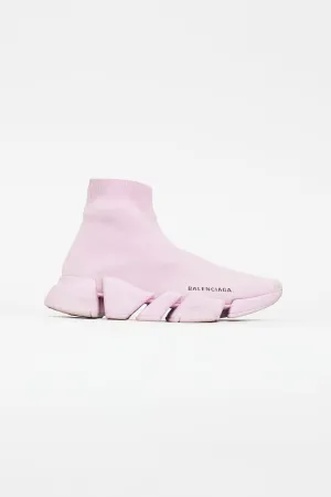 Pink Knit Speed Sneaker