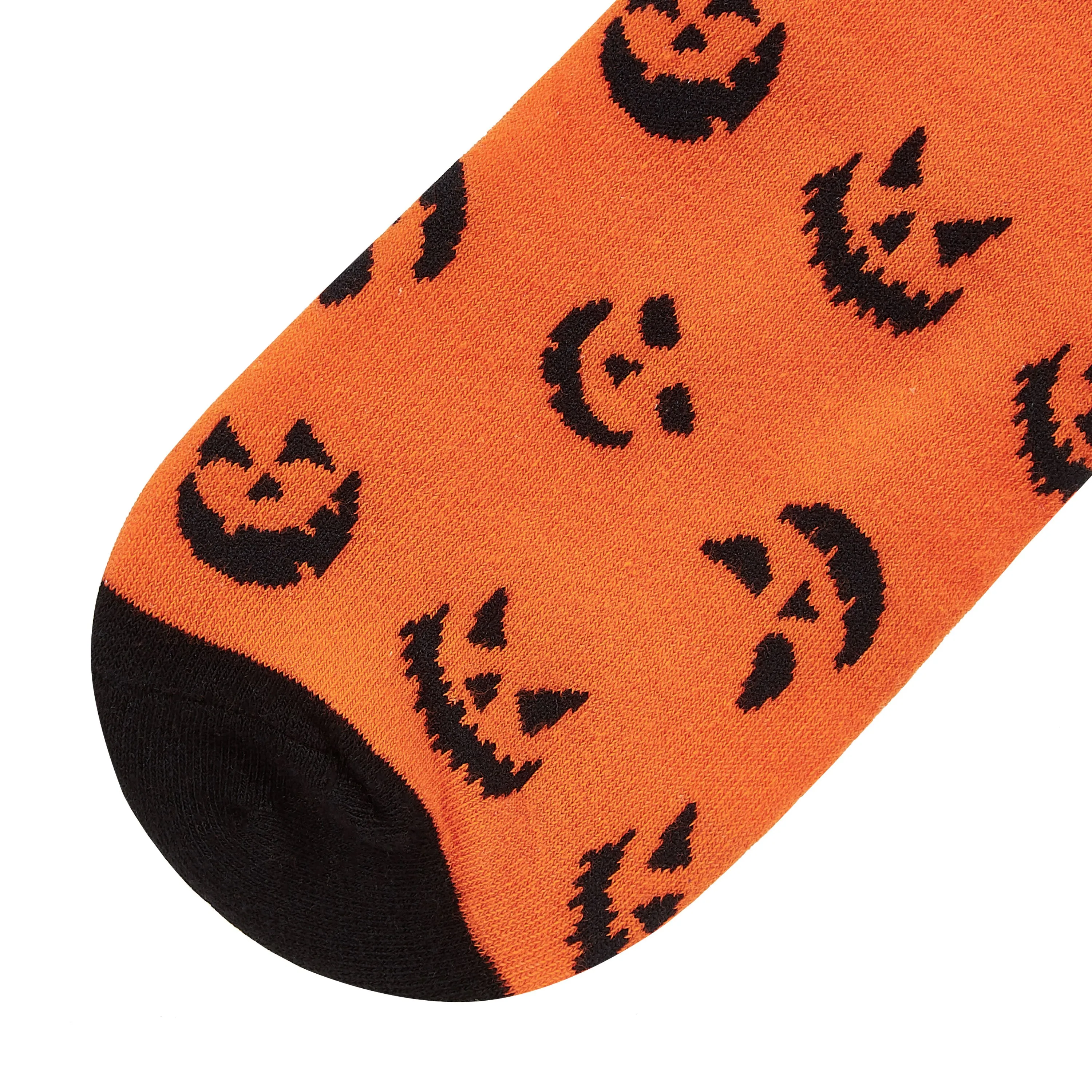 Pumpkin Series Printed Crew Length Socks