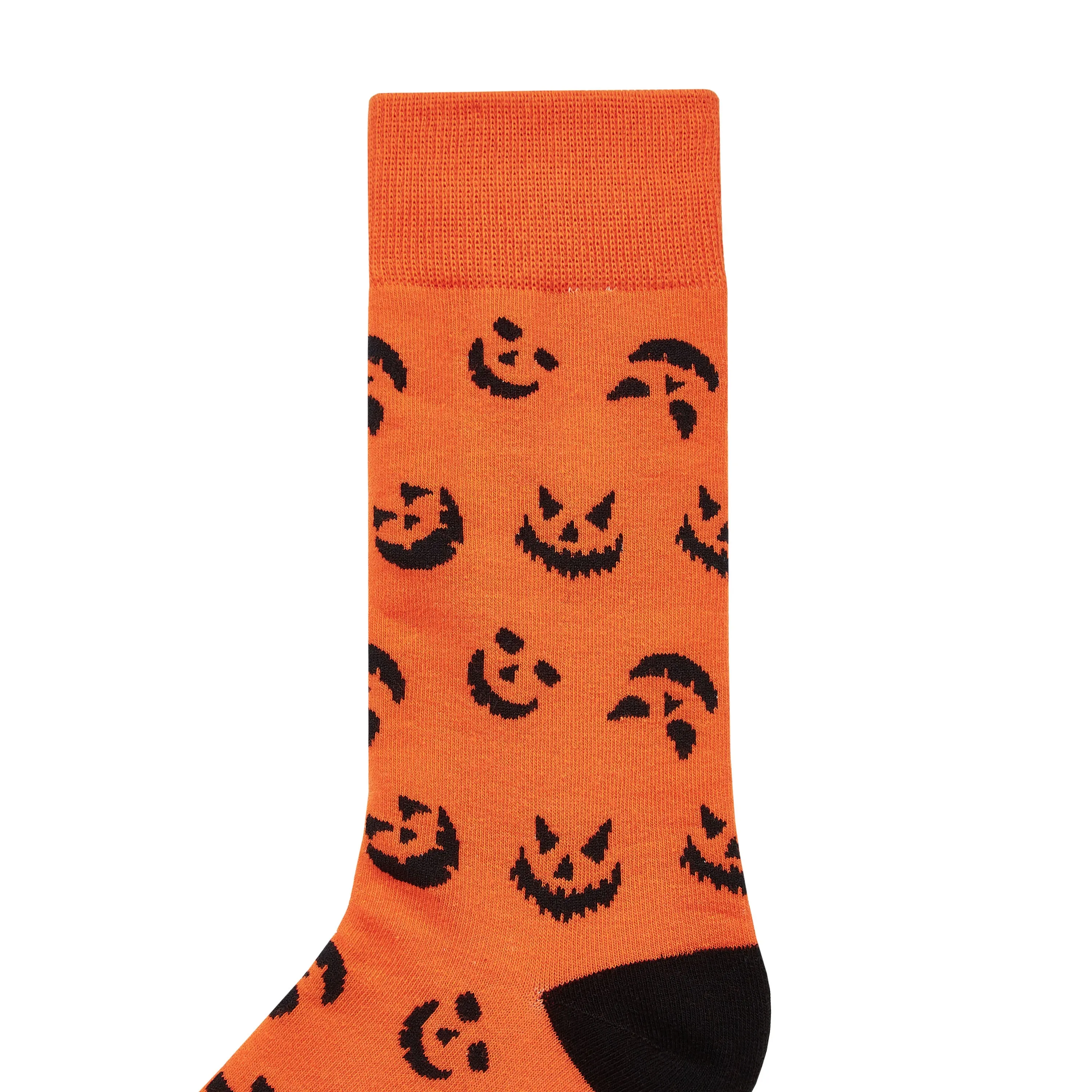 Pumpkin Series Printed Crew Length Socks