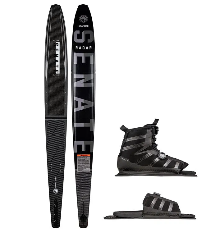 Radar Senate Graphite Slalom Ski with Vector BOA Boot & BOA RTP (2022)