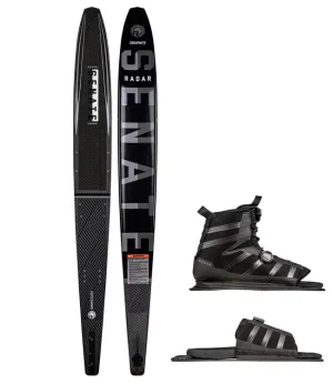 Radar Senate Graphite Slalom Ski with Vector BOA Boot & BOA RTP (2022)