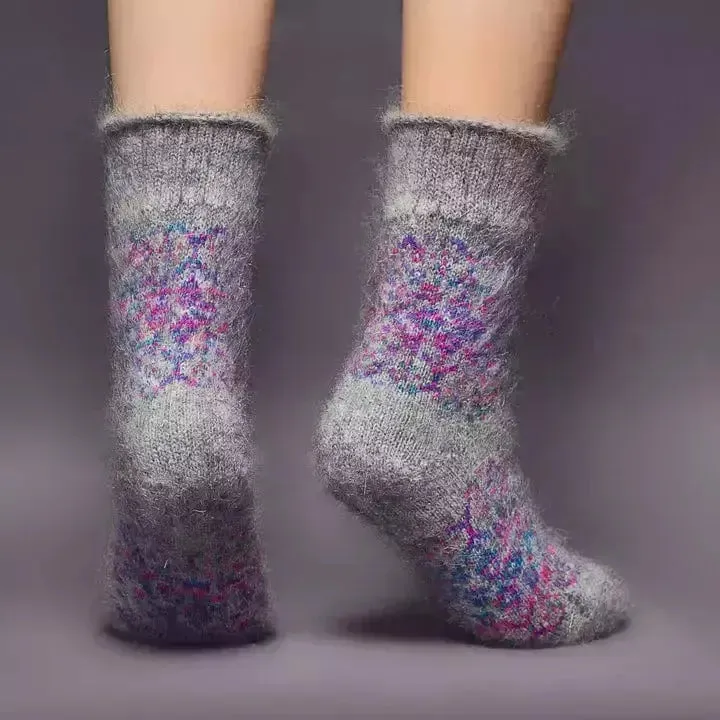 Siberia Spirit Bohemian Kaleidoscope Crew Socks