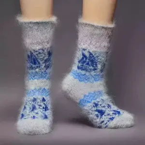 Siberia Spirit Nautical Seascape Crew Socks