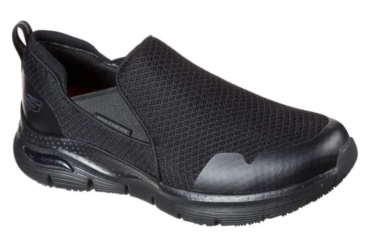 SKECHERS MEN'S Work: Skechers Arch Fit SR - Tineid Work Shoes 200026 BLK