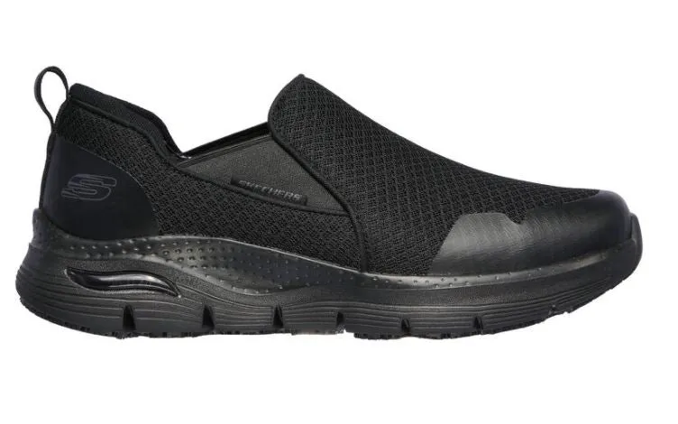 SKECHERS MEN'S Work: Skechers Arch Fit SR - Tineid Work Shoes 200026 BLK