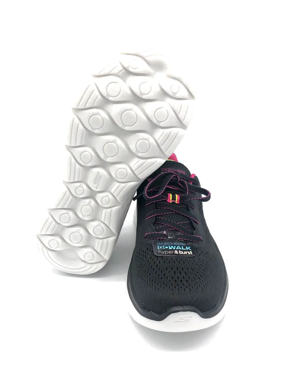 'Skechers' Women's GO WALK Hyper Burst® - Black / Multi