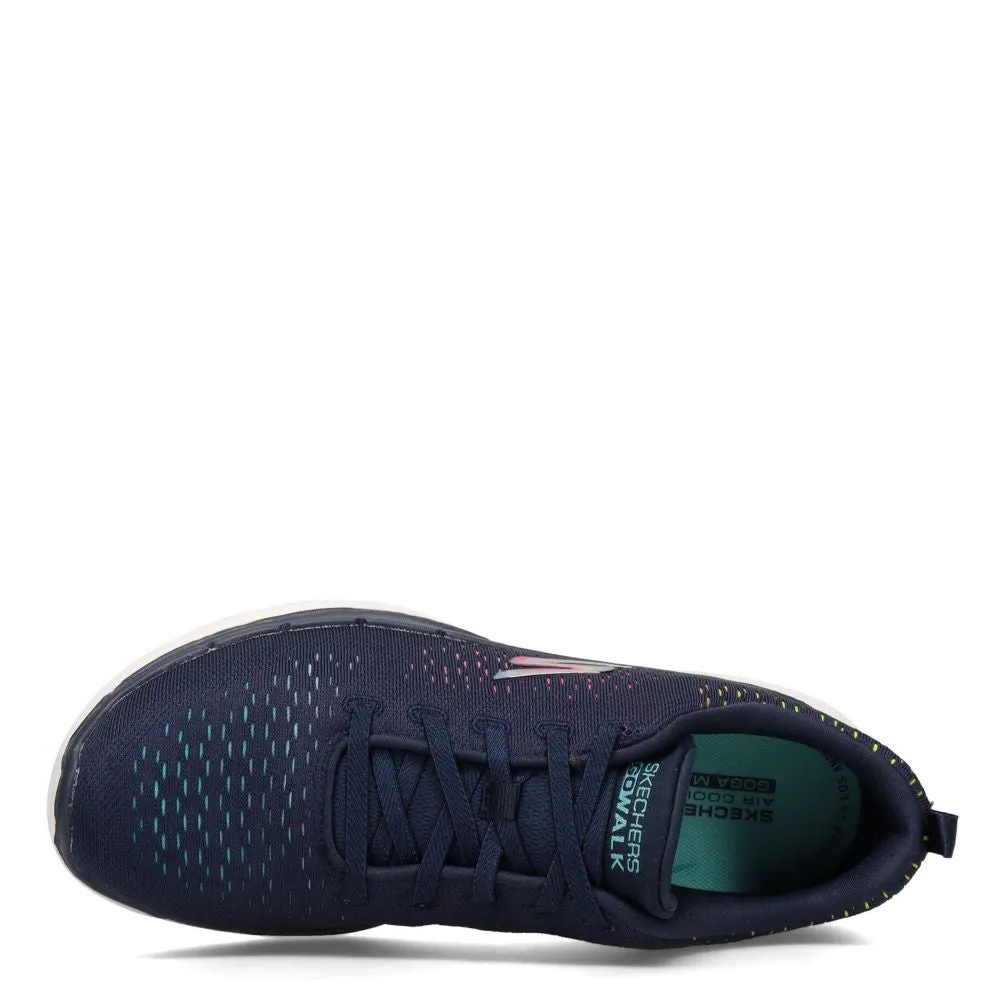 'Skechers' Women's GOwalk 6 Vibrant Energy - Navy / Multi