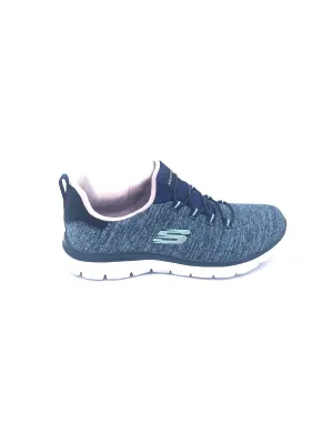 'Skechers' Women's Summits-Quick Getaway - Navy / Purple (Wide)