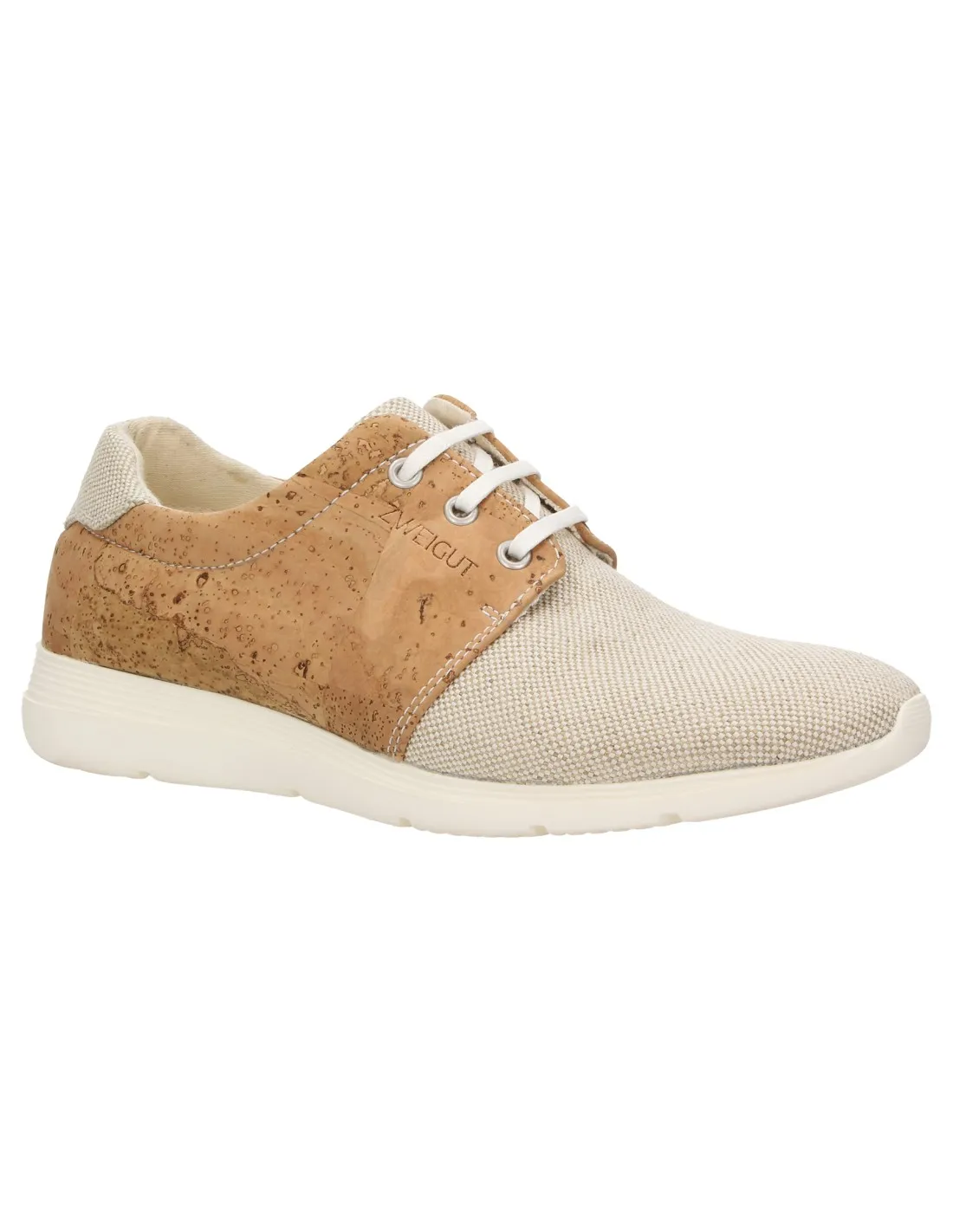 SNEAKERS IN SUGHERO E COTONE BIOLOGICO